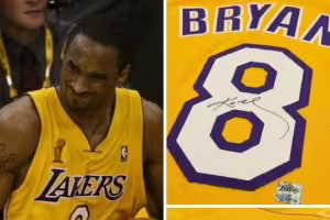 科比珍贵8号比赛球衣将拍卖：至少穿过17场 预计成交价数百万美元
